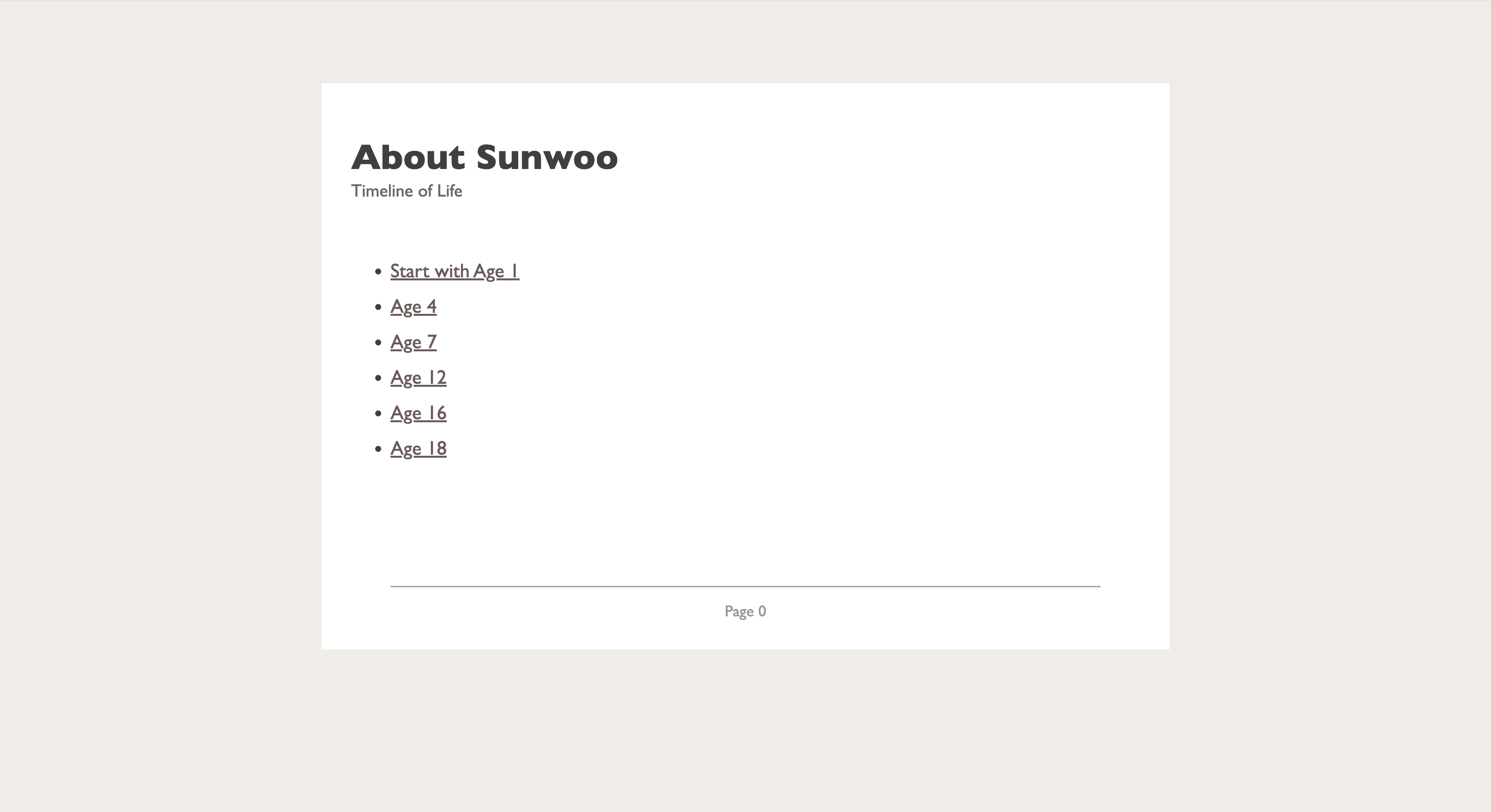 Timeline Portrait preview